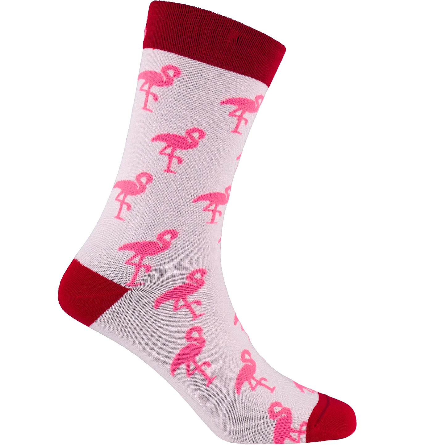 Pink Flamingo Beach Bamboo Socks