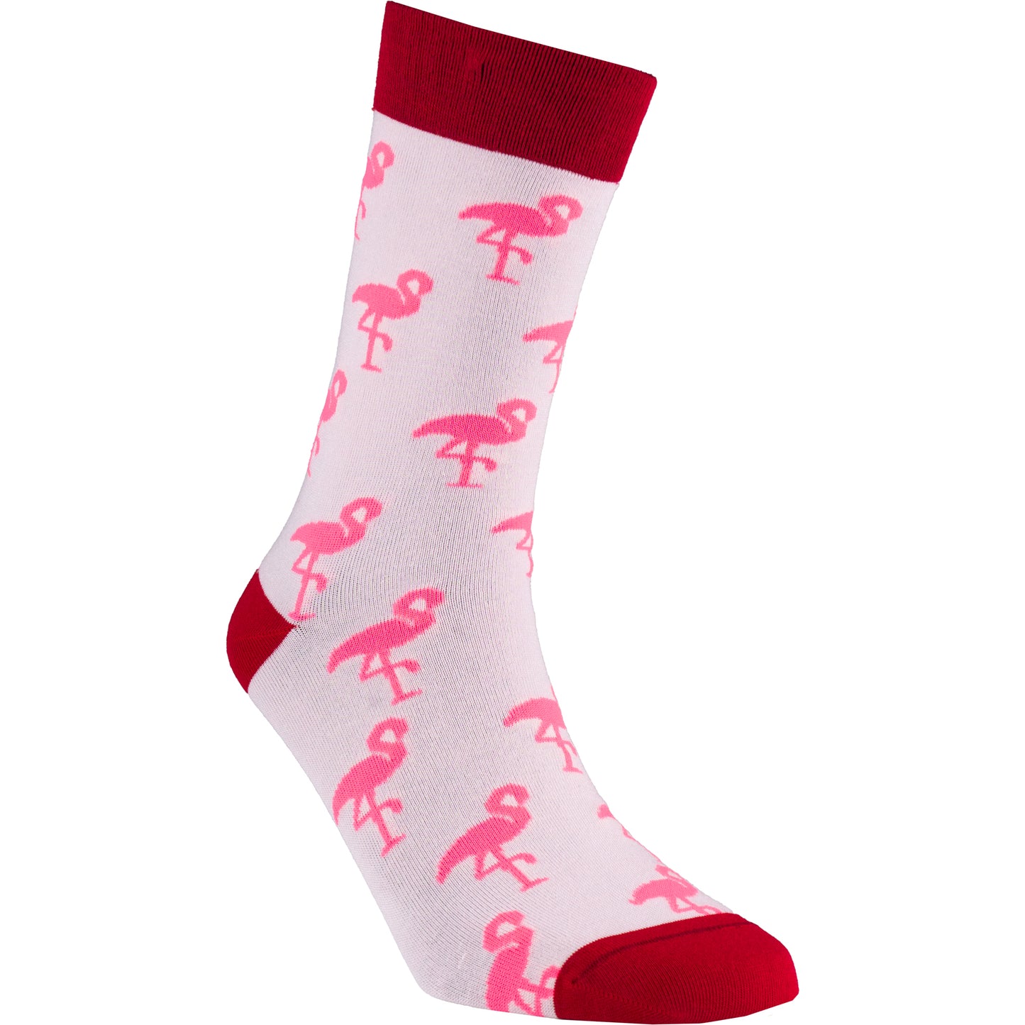 Pink Flamingo Beach Bamboo Socks