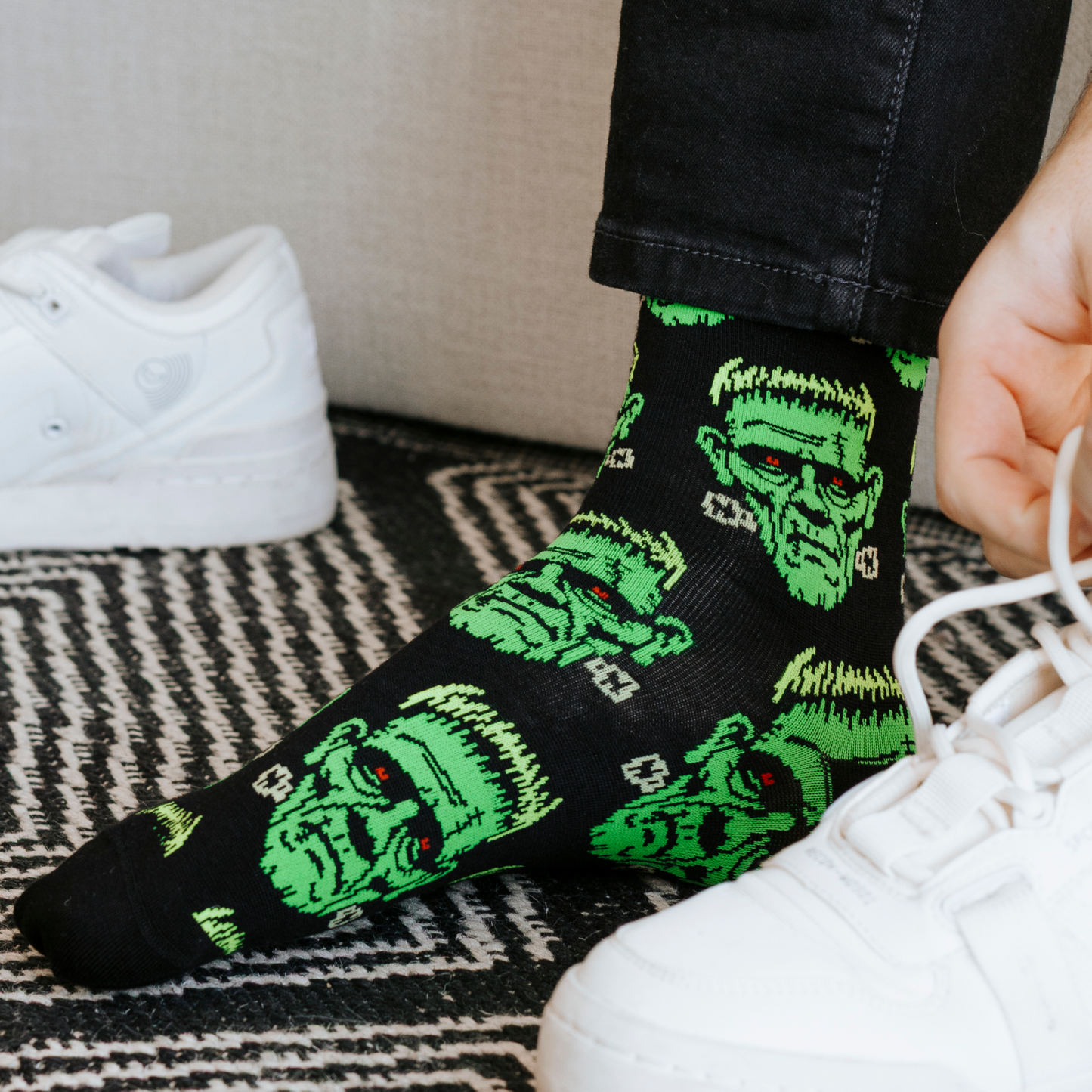 Franky Natural Bamboo Knit Socks