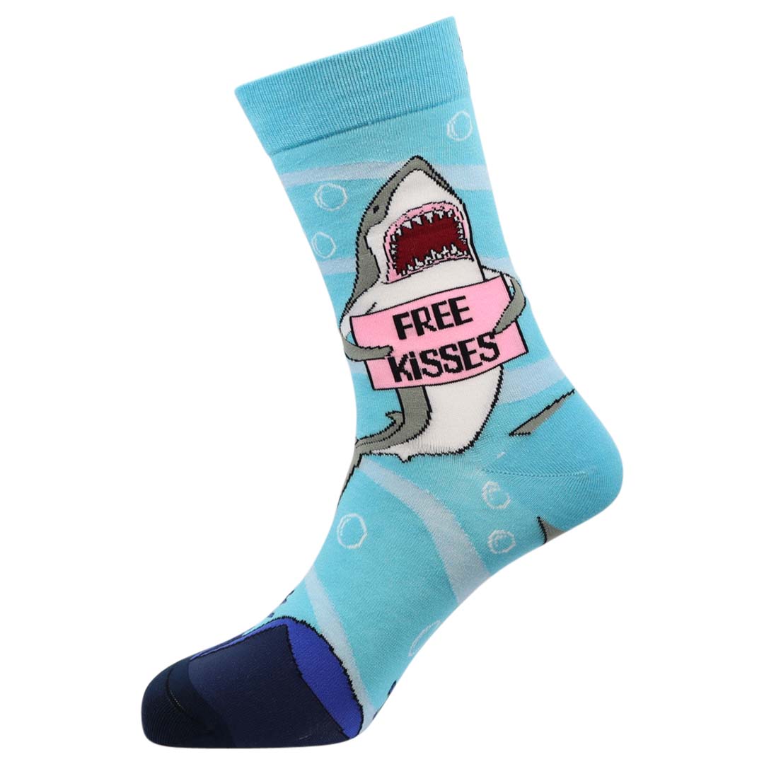 Free Kisses Natural Bamboo Knit Socks