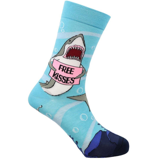 Free Kisses Natural Bamboo Knit Socks