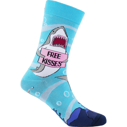 Free Kisses Funny Bamboo Socks
