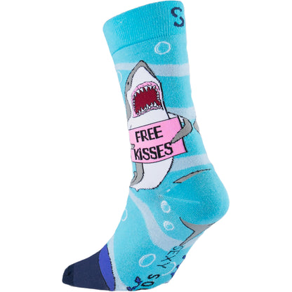Free Kisses Funny Bamboo Socks