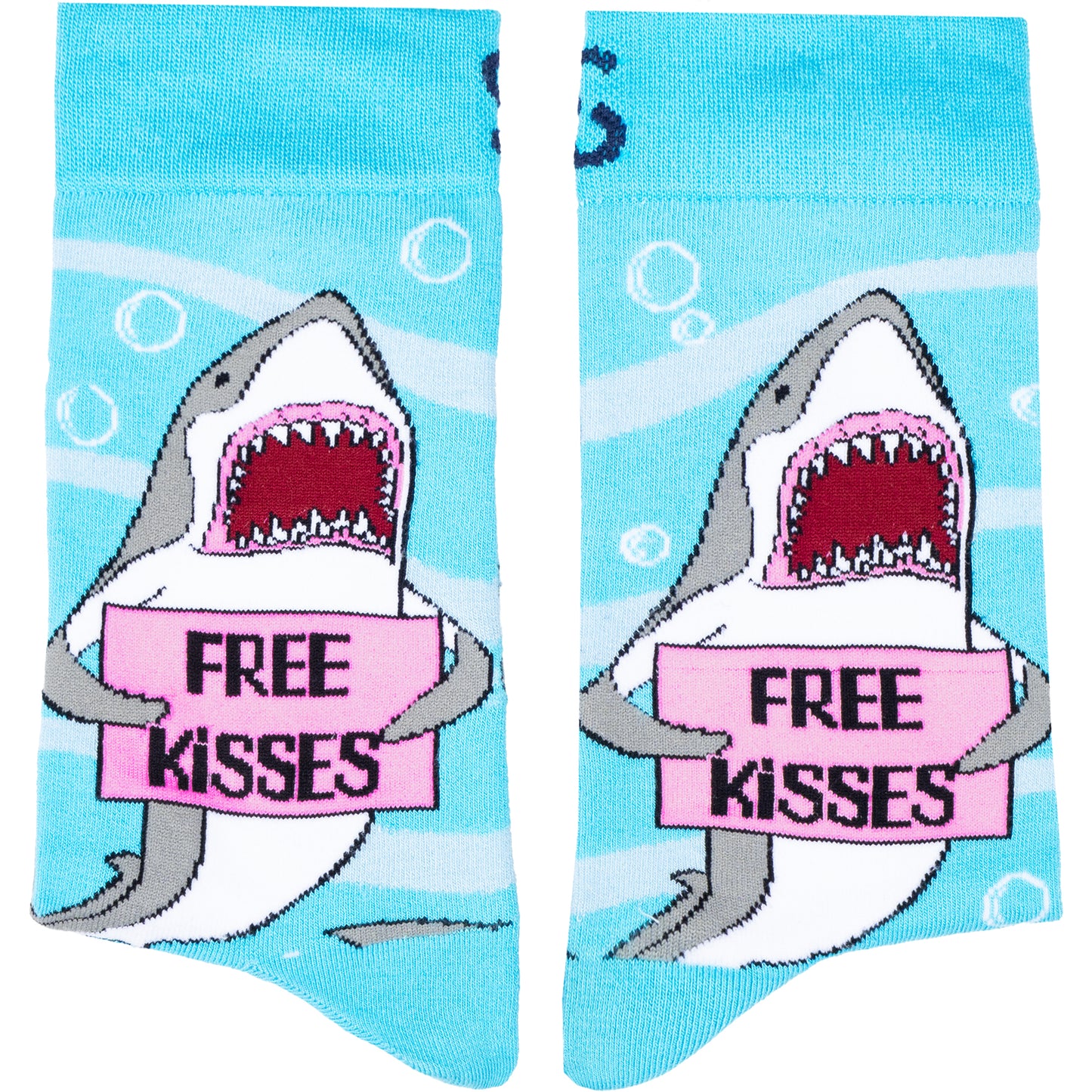Free Kisses Funny Bamboo Socks