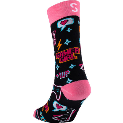 Gamer Girl Gaming Bamboo Knit Socks for Women