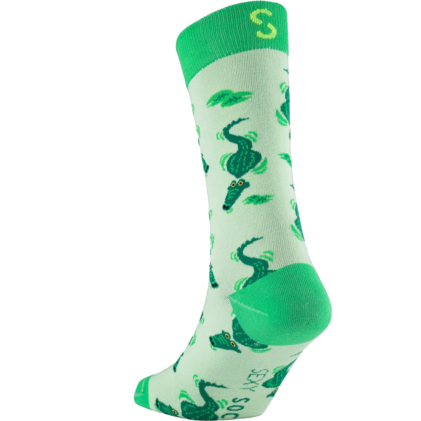 Gator Alligator Bamboo Knit Socks