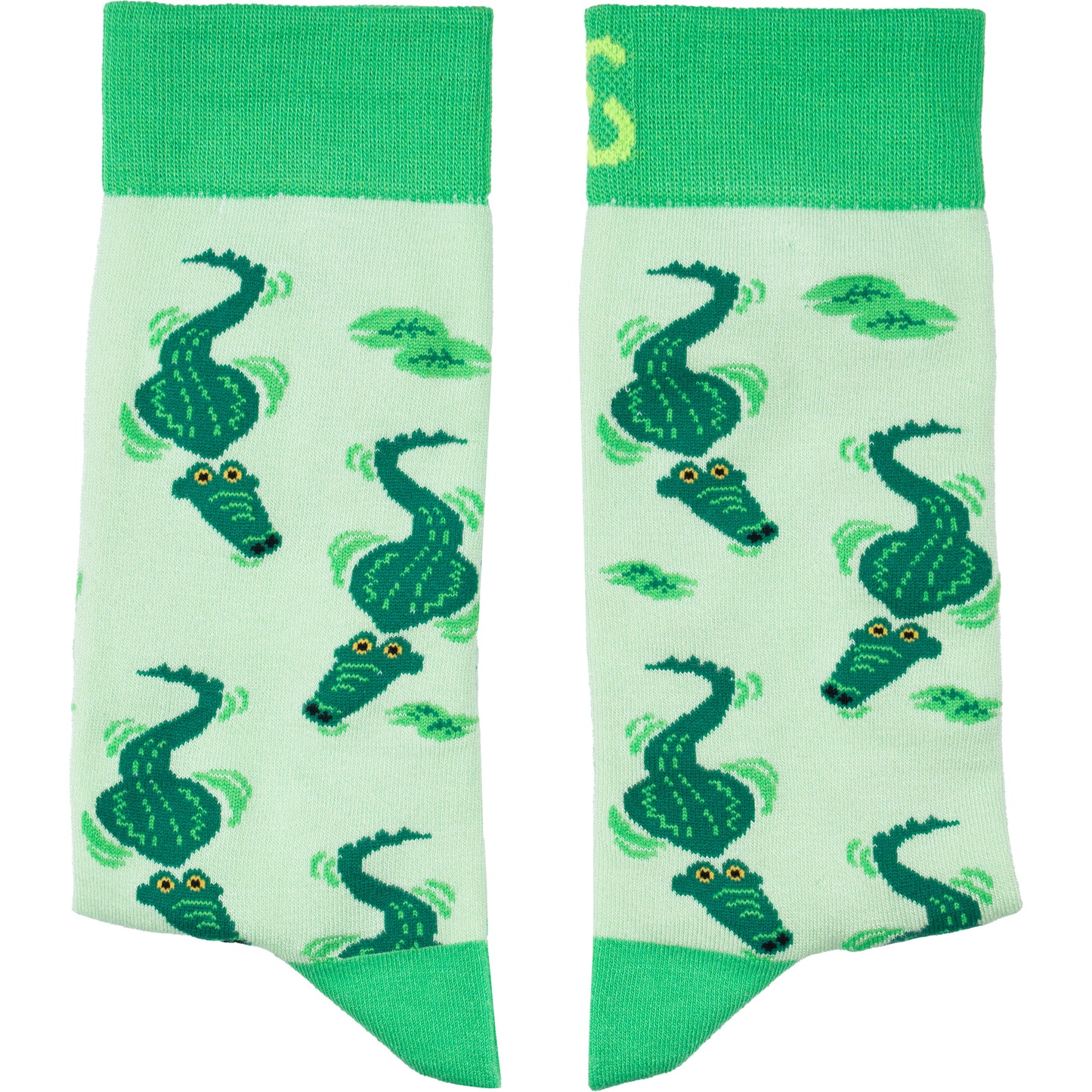 Gator Alligator Bamboo Knit Socks