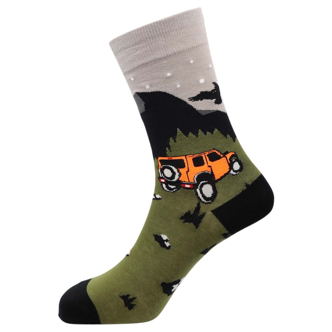 Getaway Natural Bamboo Knit Socks