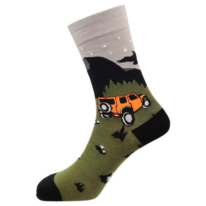 Getaway Natural Bamboo Knit Socks