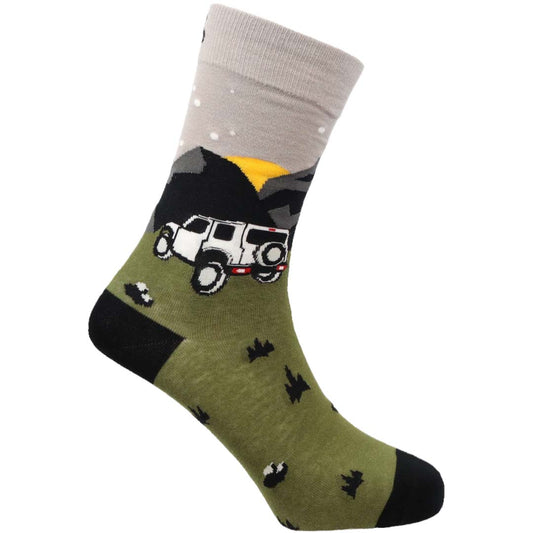 Getaway Natural Bamboo Knit Socks