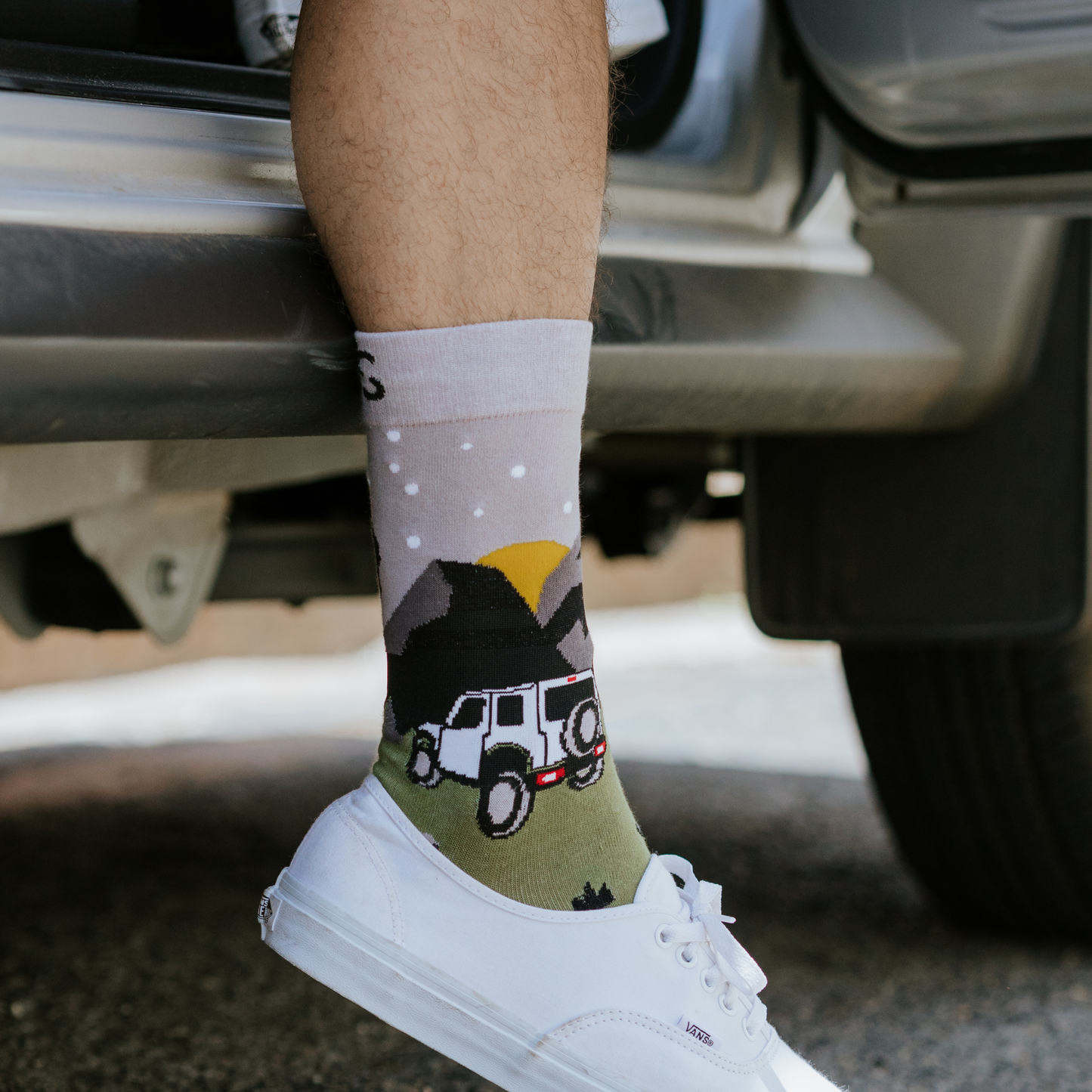 Getaway Natural Bamboo Knit Socks