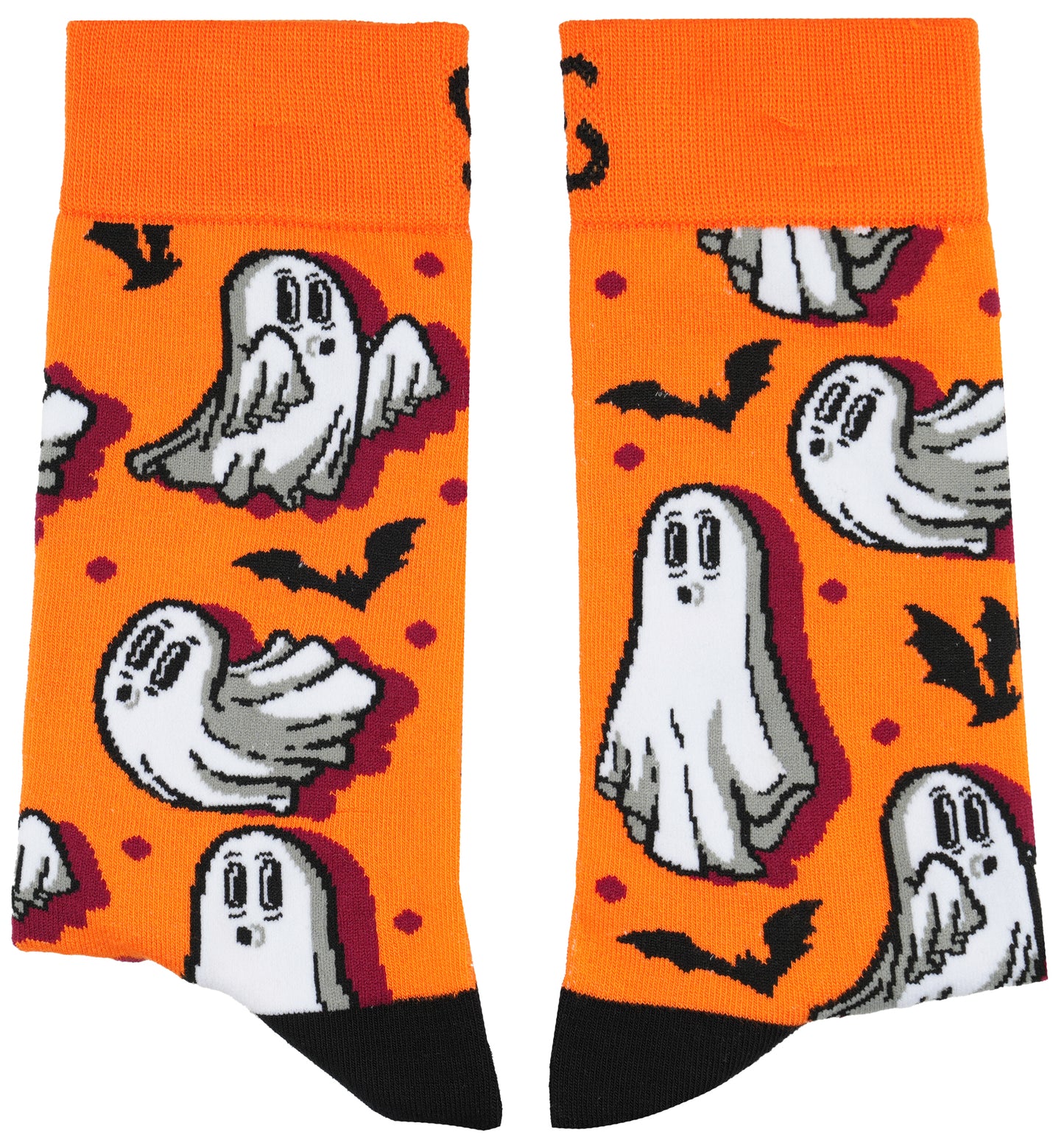 Ghost Spooks Halloween Bamboo Knit Socks