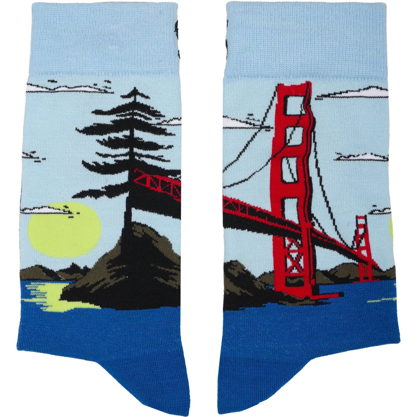 Golden Gate Bamboo Crew Socks