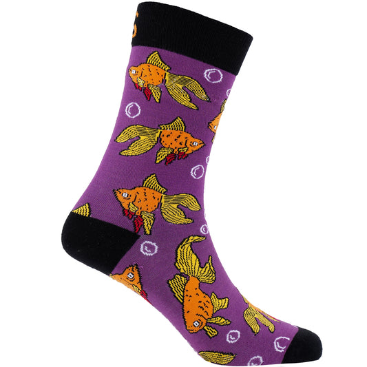 Goldfish Pet Lover Bamboo Knit Socks
