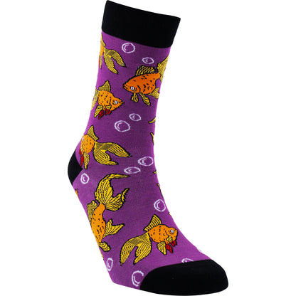 Goldfish Pet Lover Bamboo Knit Socks