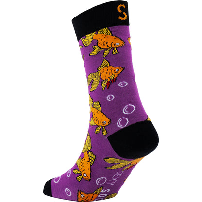 Goldfish Pet Lover Bamboo Knit Socks