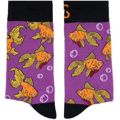 Goldfish Pet Lover Bamboo Knit Socks