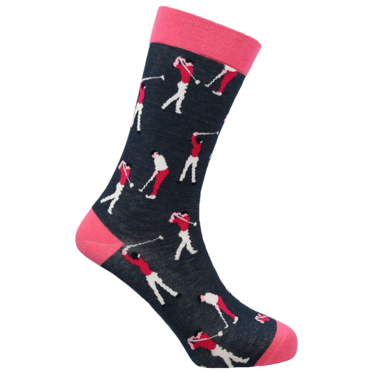 Golfers Natural Bamboo Knit Socks