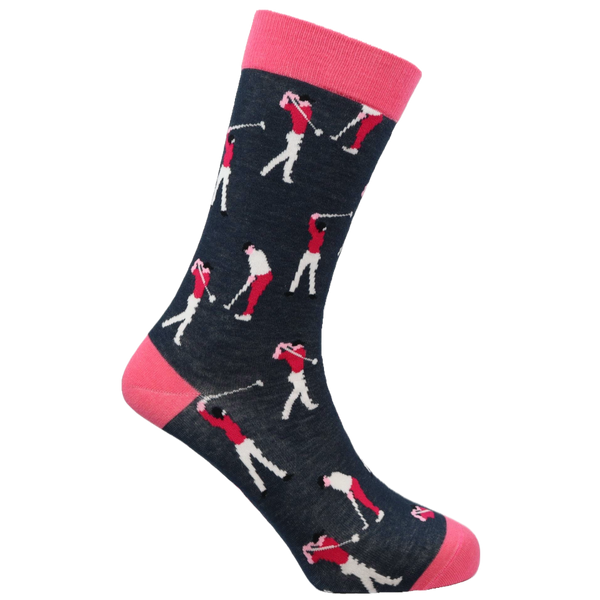 Golfers Natural Bamboo Knit Socks