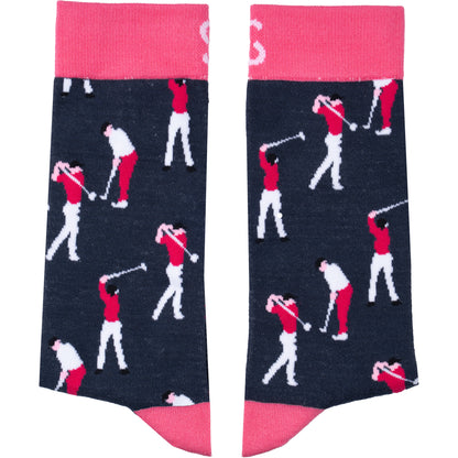 Golfers Golf Lover Bamboo Knit Socks