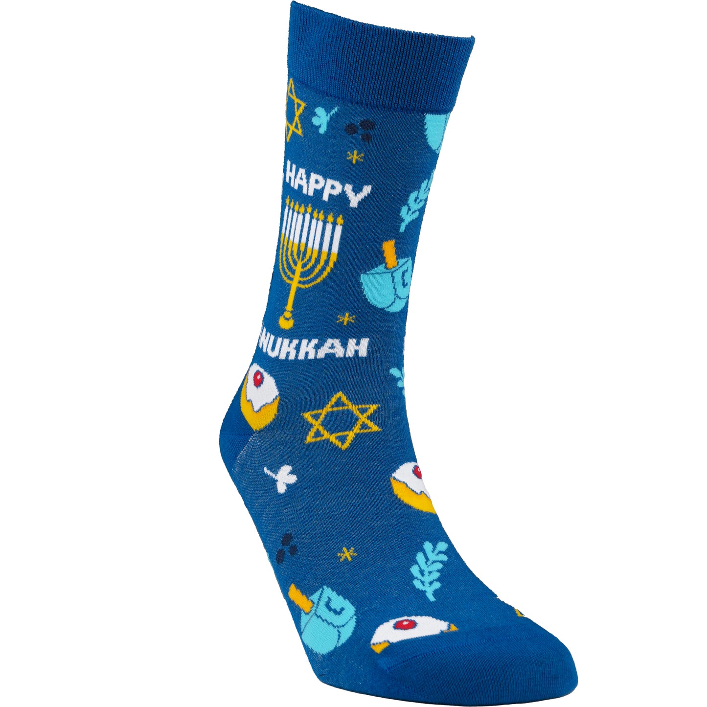 Hanukkah Natural Bamboo Knit Socks