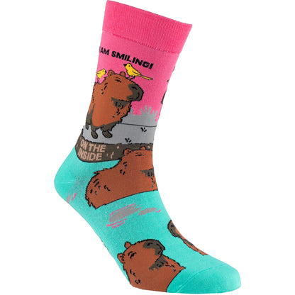 Happy Cappy Natural Bamboo Knit Socks