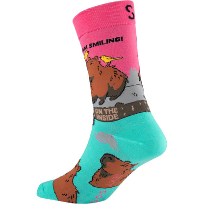 Happy Cappy Natural Bamboo Knit Socks