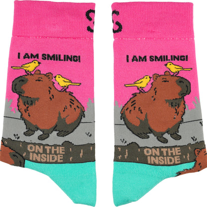 Happy Cappy Natural Bamboo Knit Socks
