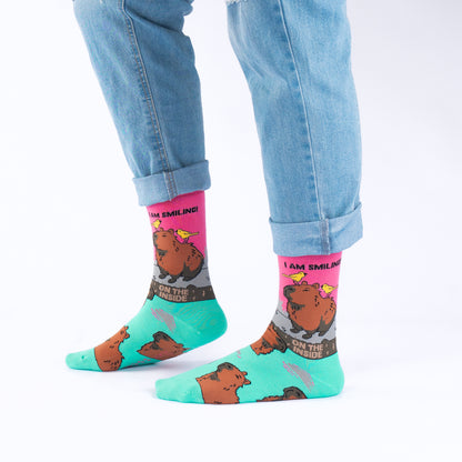 Happy Cappy Natural Bamboo Knit Socks