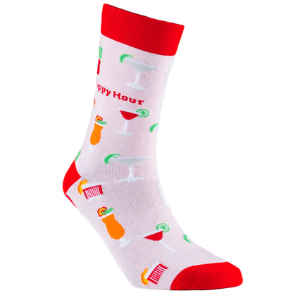 Happy Hour Natural Bamboo Knit Socks