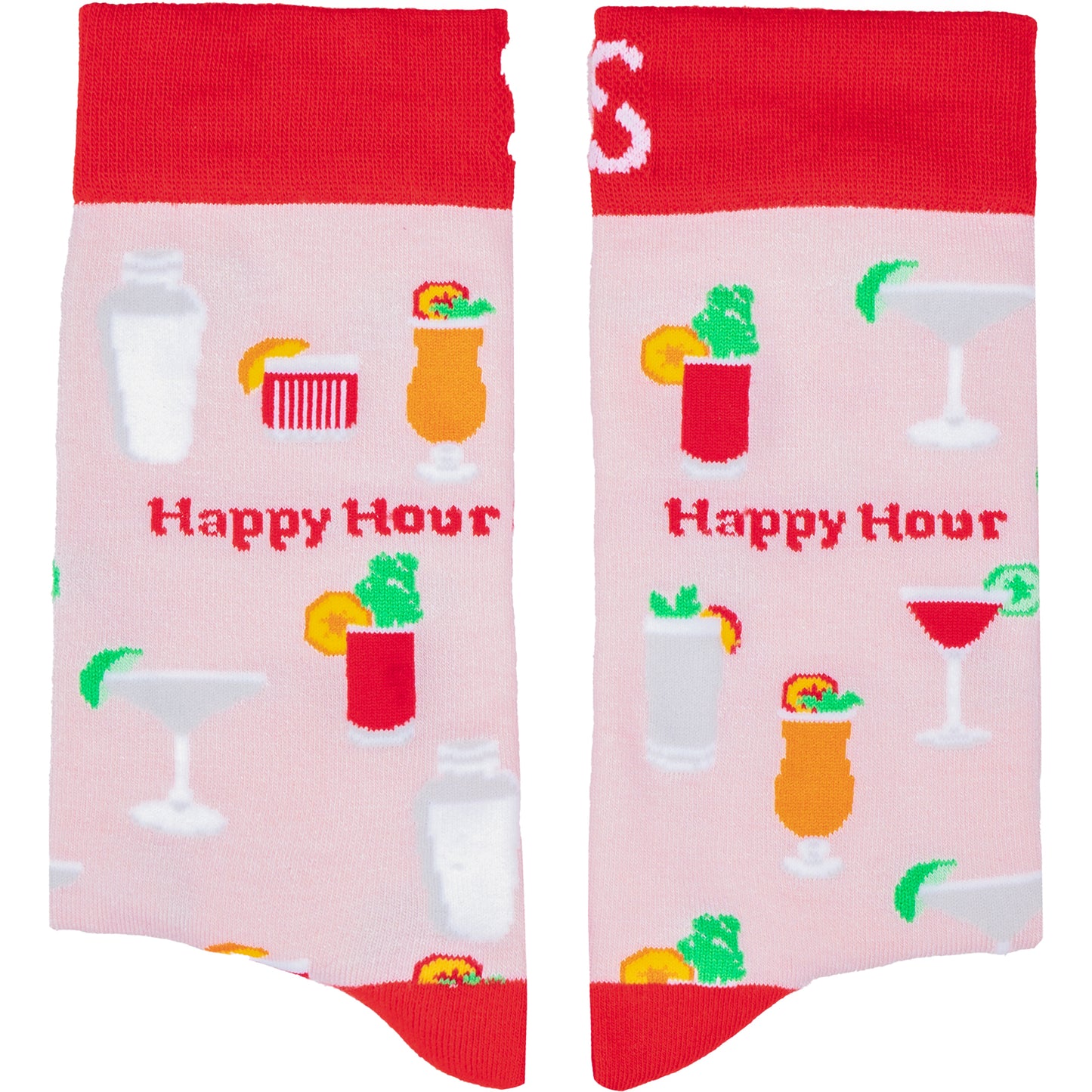 Happy Hour Natural Bamboo Knit Socks