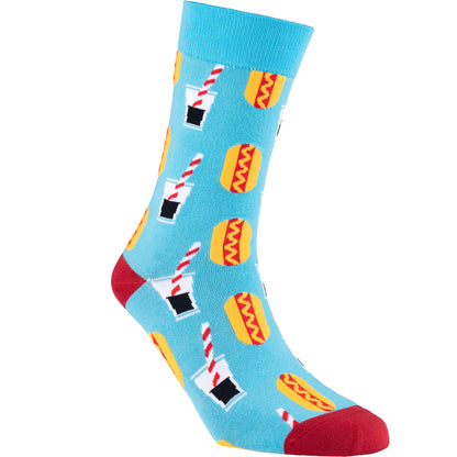 Hotdog & Soda Natural Bamboo Knit Socks
