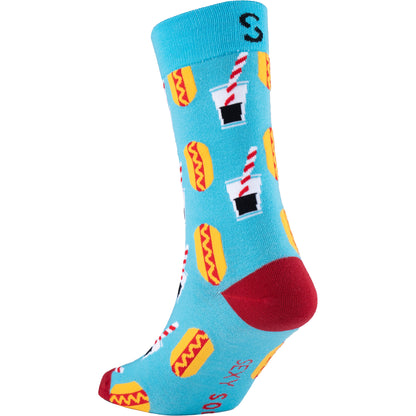 Hotdog & Soda Natural Bamboo Knit Socks