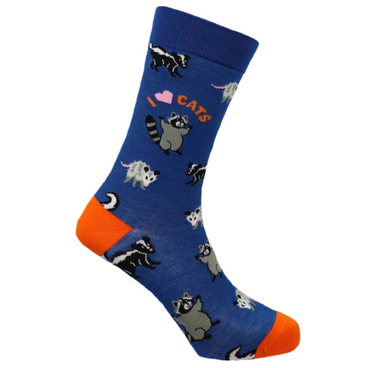 I <3 Cats Natural Bamboo Knit Socks