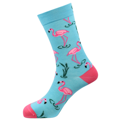 Tropical Wader Natural Bamboo Knit Socks