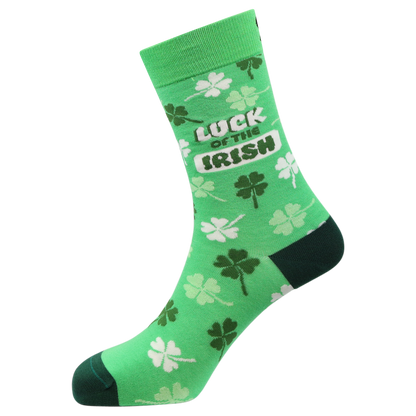 Irish Luck Natural Bamboo Knit Socks