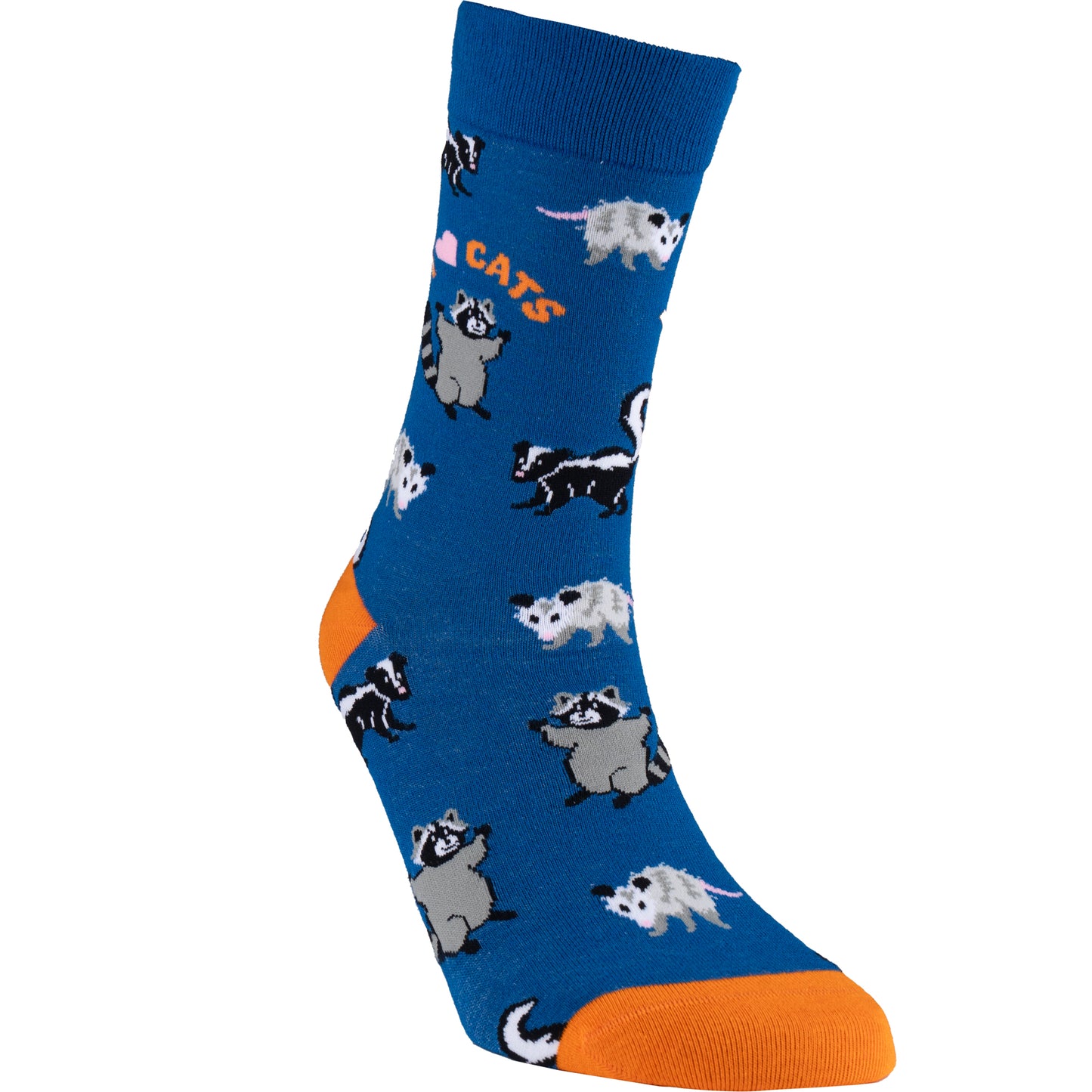 I Heart Cats Natural Bamboo Knit Socks
