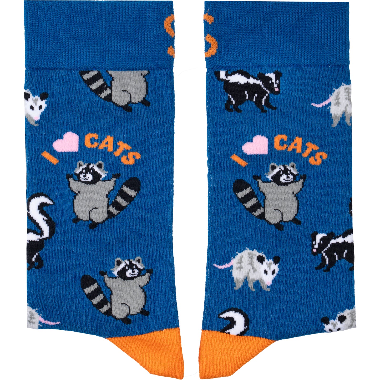 I Heart Cats Natural Bamboo Knit Socks