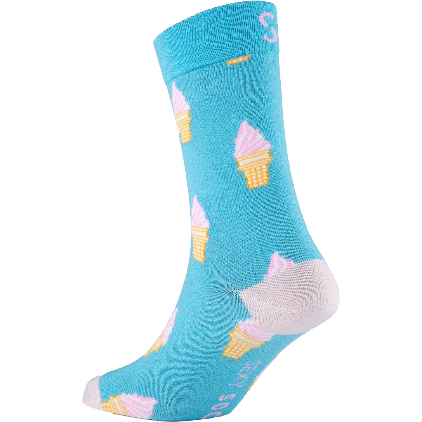 Ice Cream Natural Bamboo Knit Socks