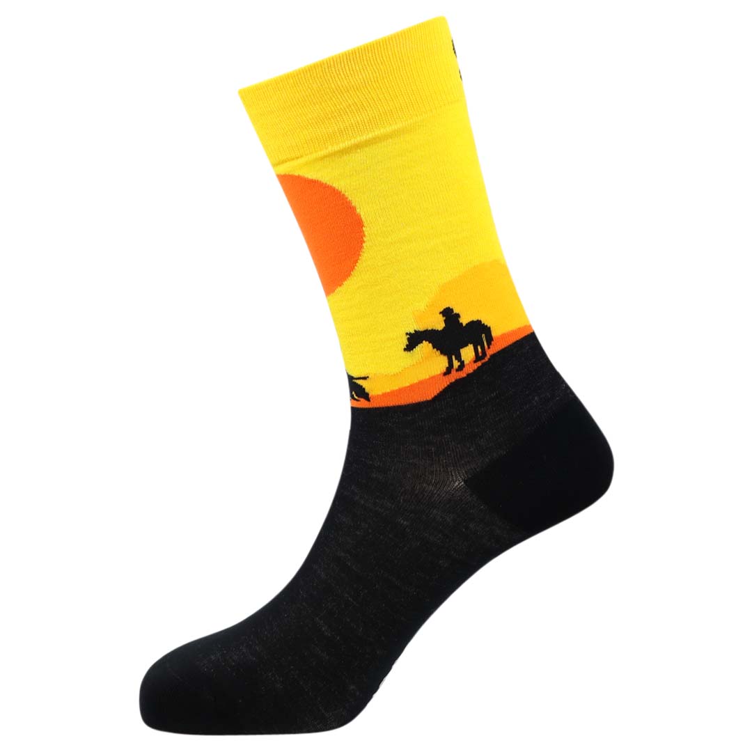 I'm a Cowboy Natural Bamboo Knit Socks