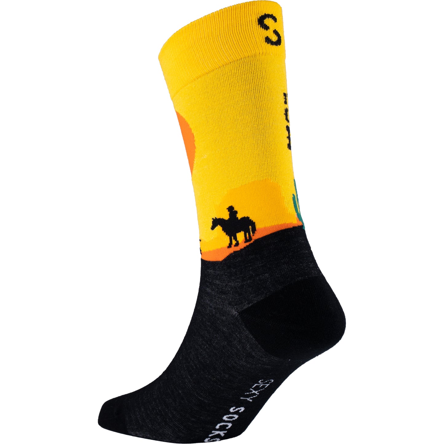 I'm a Cowboy Natural Bamboo Knit Socks