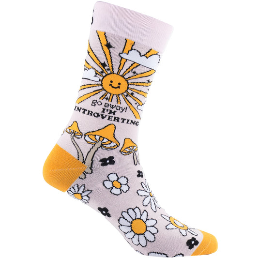 Introverting Natural Bamboo Knit Socks