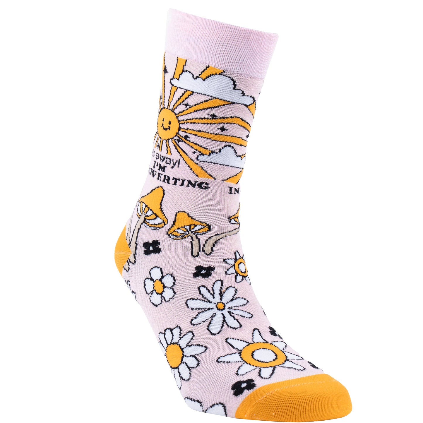 Introverting Natural Bamboo Knit Socks
