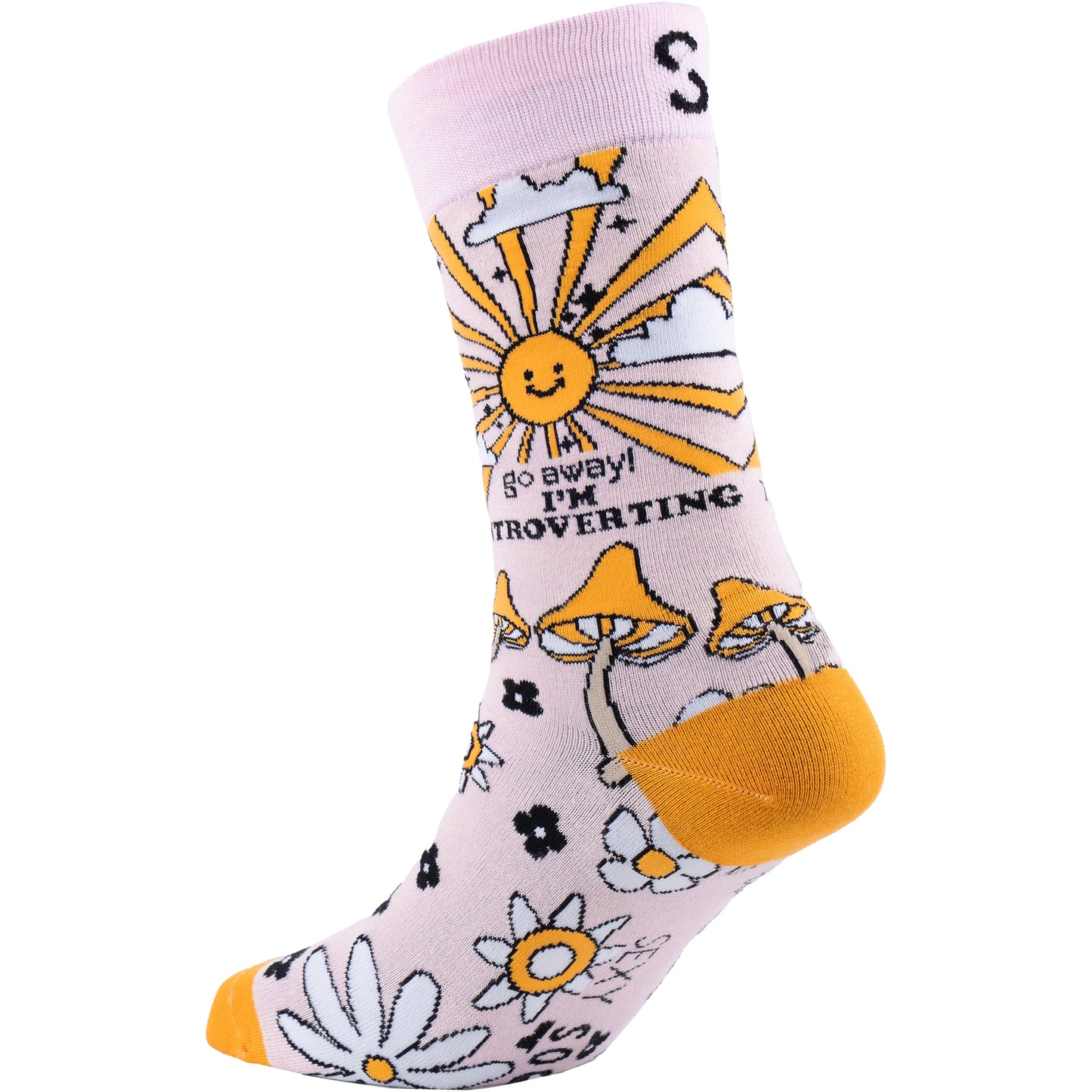 Introverting Natural Bamboo Knit Socks