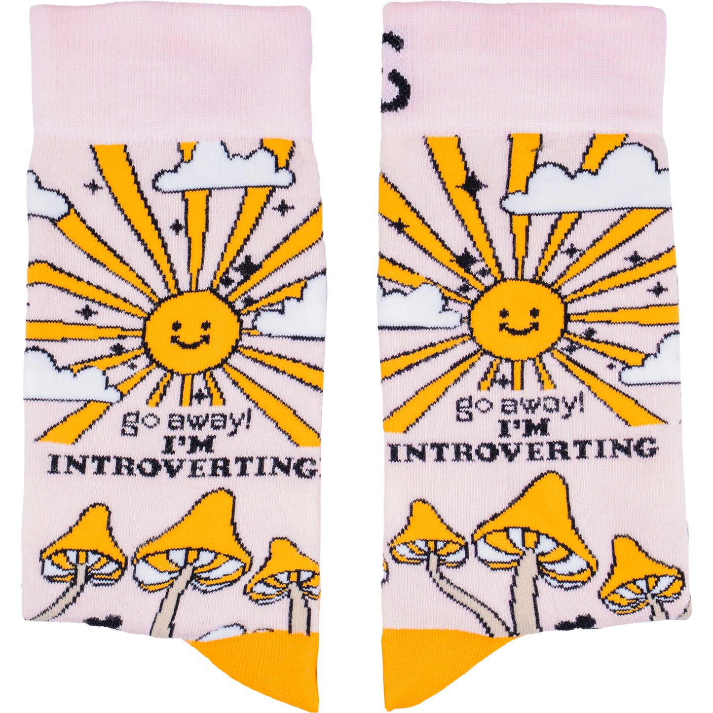 Introverting Natural Bamboo Knit Socks
