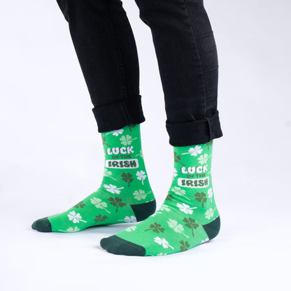 Irish Luck Natural Bamboo Knit Socks