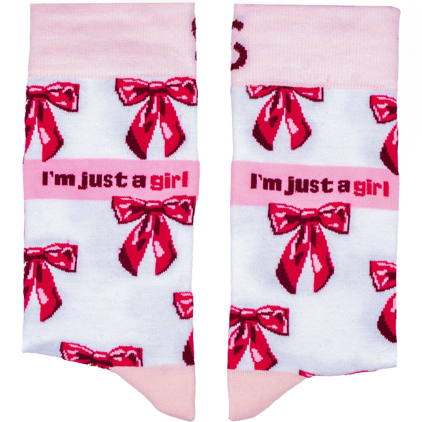 Just a Girl Natural Bamboo Knit Socks