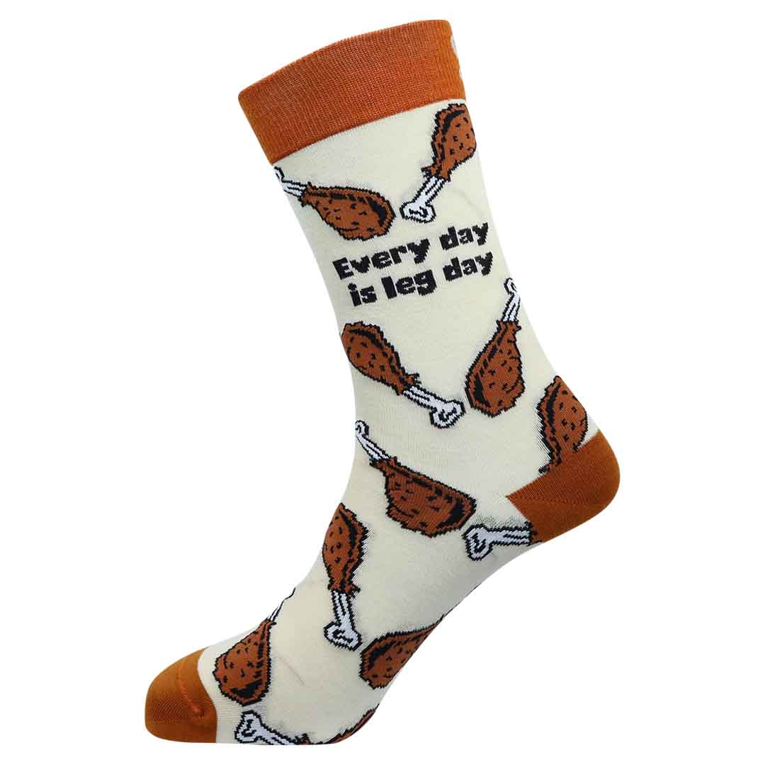 Leg Day Bamboo Knit Socks