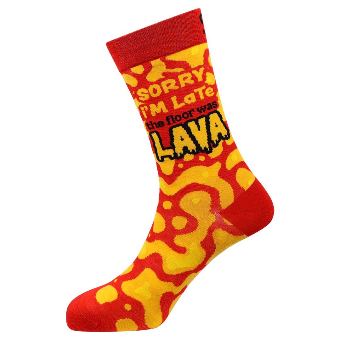 Lava Floor Natural Bamboo Knit Socks