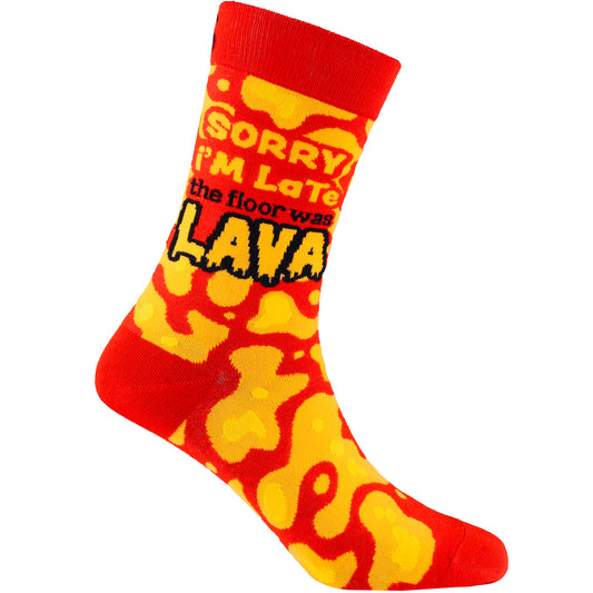 Lava Floor Natural Bamboo Knit Socks